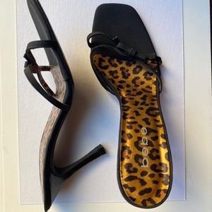Vintage Bebe kitten sandal heels